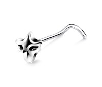 Striking Design Curved Nose Stud NSKB-1026
